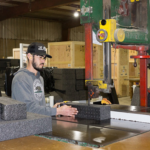LPC has all the equipment needed to design and manufacture custom foam systems for packaging 