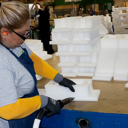 LPC designs and manufacturers all types of foam cushioning solutions at its inhouse manufacturing plant