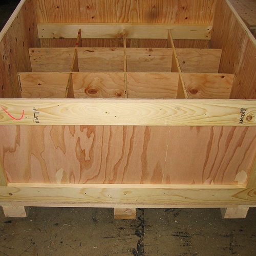 Heavy duty crates for in-transit protection against shock and vibration