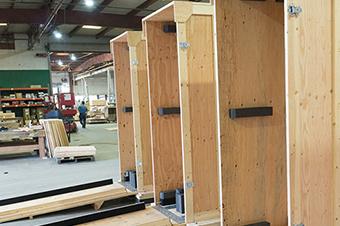 LPC manufactures rack crates to tight tolerances which leads to superior performance of the crate especially when a shock or impact occurs