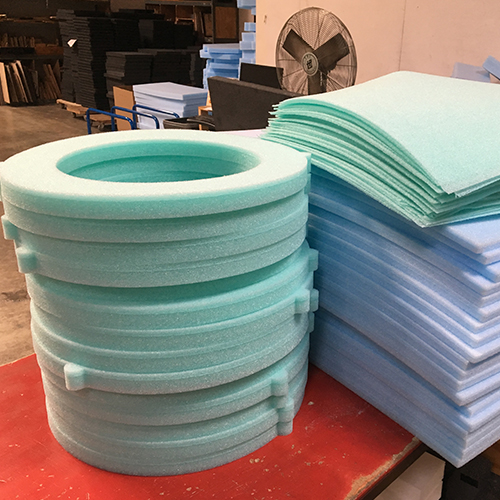 Larson Packaging Company can cut foam to any size and shape for any product shipping application
