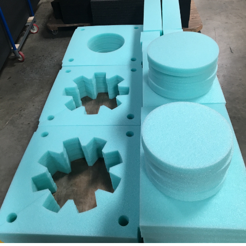 Larson Packaging Company maintains an inventory of many types of foam and can design
and fabricate foam packaging on short notice in virtually any quantity