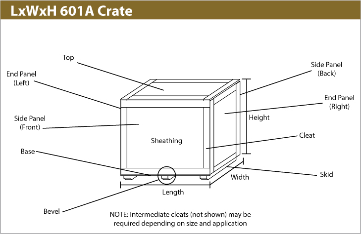 Wooden Crate 601A 