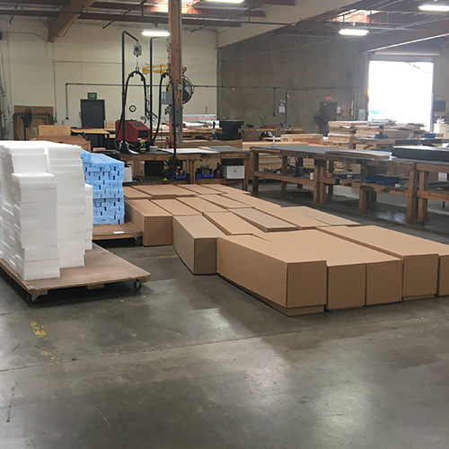 Corrugated box and foam solutions manufactured by Larson Packaging Company