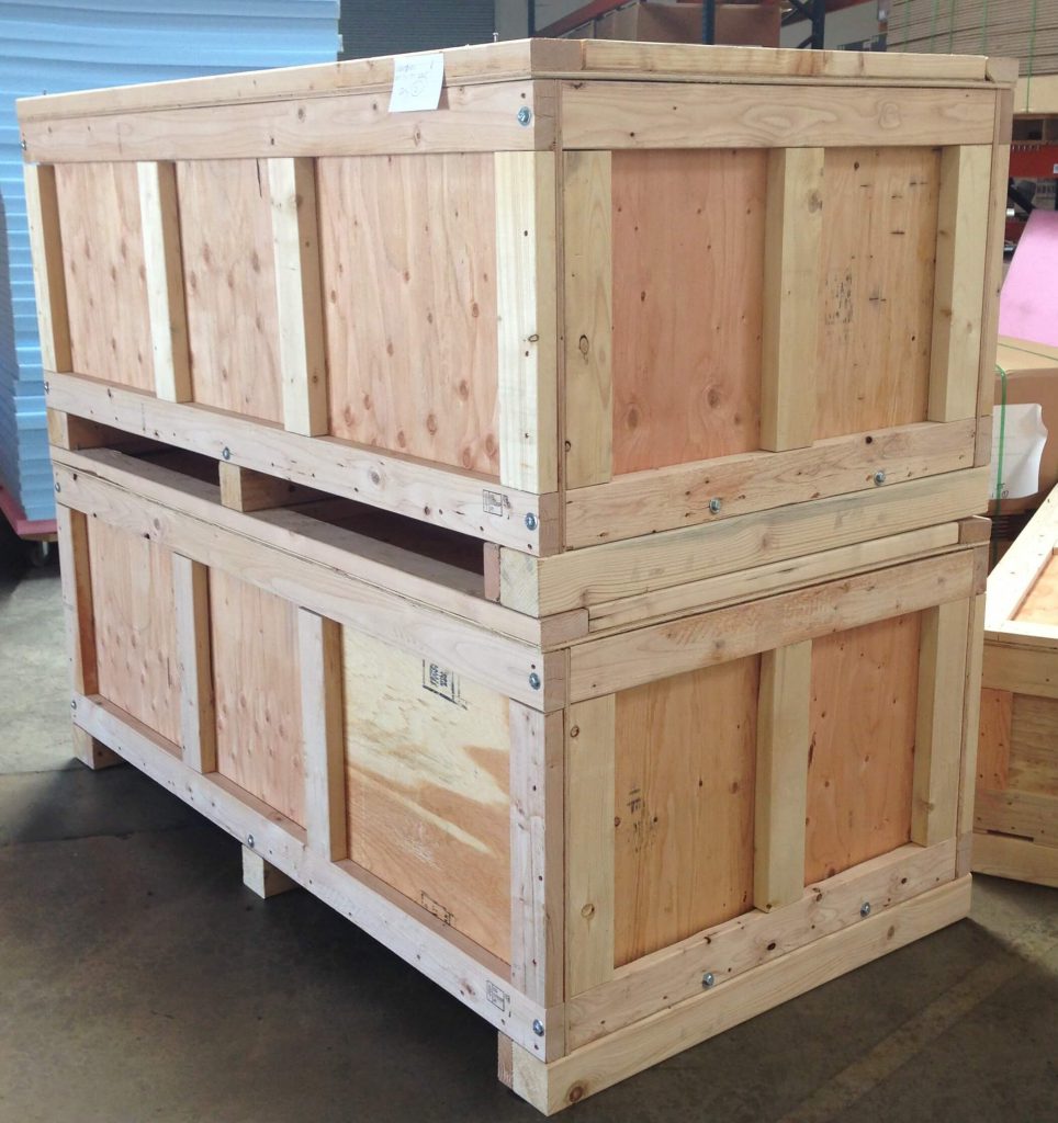 Mil-Spec standard wooden shipping crate