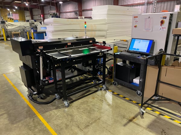 Flexo and full color digital printing machine for corrugated box printing
