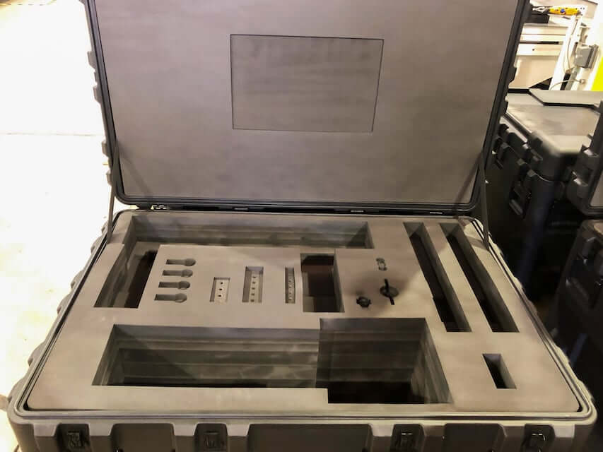 SKB case with custom foam insert